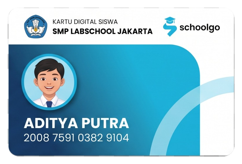 Kartu Siswa Depan